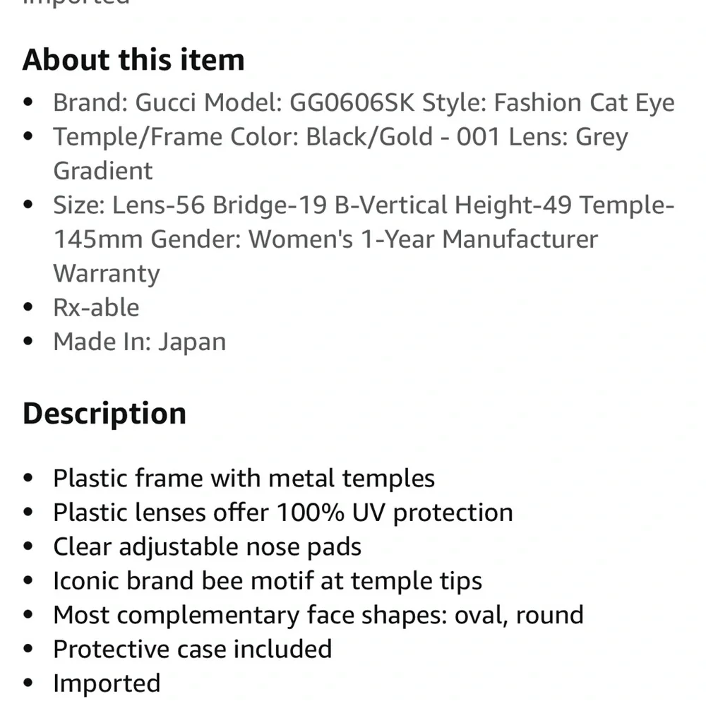 Gucci Sunglasses - Picture 2 of 8